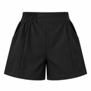 Short Feminino de Linho com Forro Cintura Alta e Elástico Ferrazi
