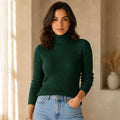 Suéter Cacharrel Feminino Gola Alta Tricô Ferrazi