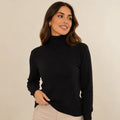 Suéter Feminino Cacharrel Gola Alta em Tricô Ferrazi