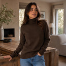 Suéter Feminino Cacharrel de Tricô para Inverno Ferrazi