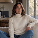 Suéter Feminino Cacharrel de Tricô para Inverno Ferrazi