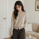 Suéter Feminino de Cashmere Tricô com Botões para Inverno Ferrazi