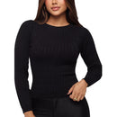 Suéter Feminino de Tricô Modal Elegance para Inverno Ferrazi
