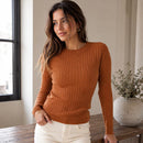 Suéter Feminino de Tricô Modal Elegance para Inverno Ferrazi