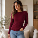 Suéter Feminino de Tricô Modal Elegance para Inverno Ferrazi