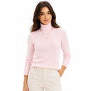 Suéter Feminino em Tricô Gola Alta para Inverno Ferrazi