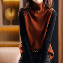 Suéter Feminino Colete Gola Alta de Lã Ferrazi