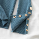 Suéter Feminino Tricô de Manga Longa com Botões Ferrazi