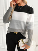 Suéter Feminino de Inverno Casual de Malha Ferrazi