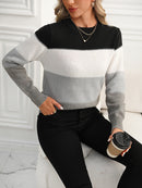 Suéter Feminino de Inverno Casual de Malha Ferrazi