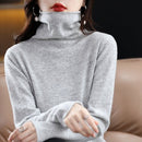 Suéter Feminino de Lã Gola Alta Ferrazi