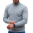 Suéter Masculino de Lã em Tricô Canelado com Gola Alta Ferrazi