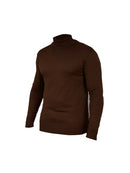 Suéter Masculino de Lã em Tricô Canelado com Gola Alta Ferrazi