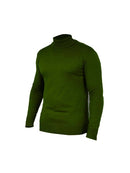 Suéter Masculino de Lã em Tricô Canelado com Gola Alta Ferrazi