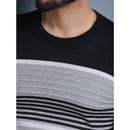 Suéter Masculino de Tricô com Gola Redonda e Manga Longa em Lã Ferrazi