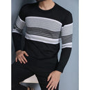 Suéter Masculino de Tricô com Gola Redonda e Manga Longa em Lã Ferrazi