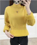 Suéter de Inverno Feminino de Lã Peluciado Ferrazi