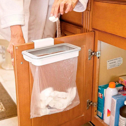 Suporte para Saco de Lixo Suspenso para Cozinha - CleanBin