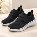 Tênis Feminino Confortável para Pés Largos com Velcro Antiderrapante para Caminhada Ferrazi