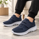 Tênis Feminino Confortável para Pés Largos com Velcro Antiderrapante para Caminhada Ferrazi