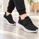 Tênis Feminino Confortável para Pés Largos com Velcro Antiderrapante para Caminhada Ferrazi