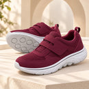 Tênis Feminino Confortável para Pés Largos com Velcro Antiderrapante para Caminhada Ferrazi