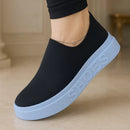 Tênis Feminino Slip On Malha Knit Sem Cadarço Casual Ferrazi