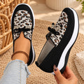 Tênis Slip On Feminino Confortável em Malha Respirável para Caminhada Ferrazi