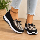 Tênis Slip On Feminino Confortável em Malha Respirável para Caminhada Ferrazi