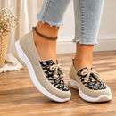 Tênis Slip On Feminino Confortável em Malha Respirável para Caminhada Ferrazi