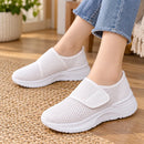 Tênis Slip On Feminino em Malha Respirável com Velcro Ferrazi