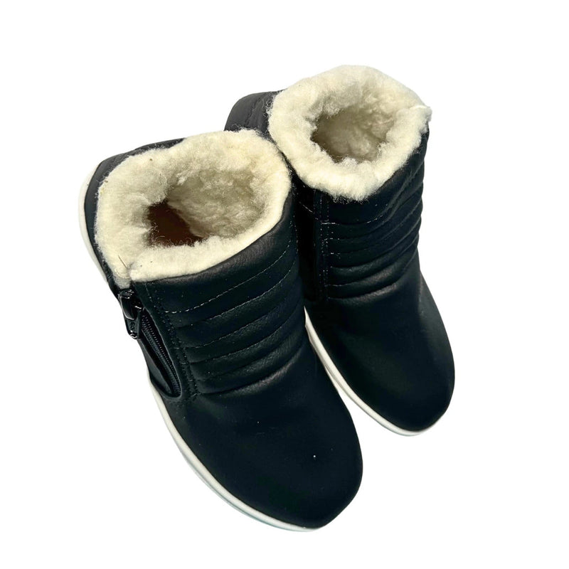 Tênis Botinha Feminina de Inverno Forrada com Lã Peluciada Ferrazi