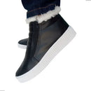 Tênis Botinha Feminina de Inverno Forrada com Lã Peluciada Ferrazi
