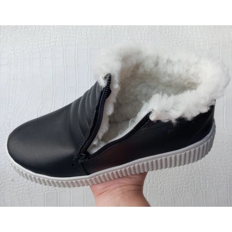 Tênis Botinha Feminina de Inverno Forrada com Lã Peluciada Ferrazi