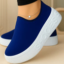 Tênis Feminino Slip On Estilo Meia Sem Cadarço Casual Ferrazi