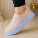 Tênis Feminino Slip On Estilo Meia Sem Cadarço Casual Ferrazi