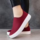Tênis Feminino Slip On Estilo Meia Sem Cadarço Casual Ferrazi