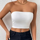 Top Feminino Tomara que Caia de Seda Gelo Ferrazi