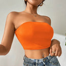 Top Feminino Tomara que Caia de Seda Gelo Ferrazi