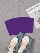 Top Feminino Tomara que Caia de Seda Gelo Ferrazi