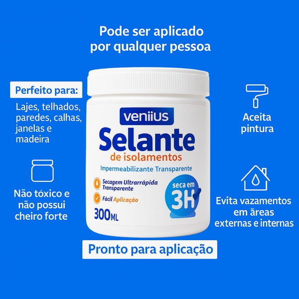 Vedante Impermeável com Proteção Total contra Infiltrações e Vazamentos Ferrazi