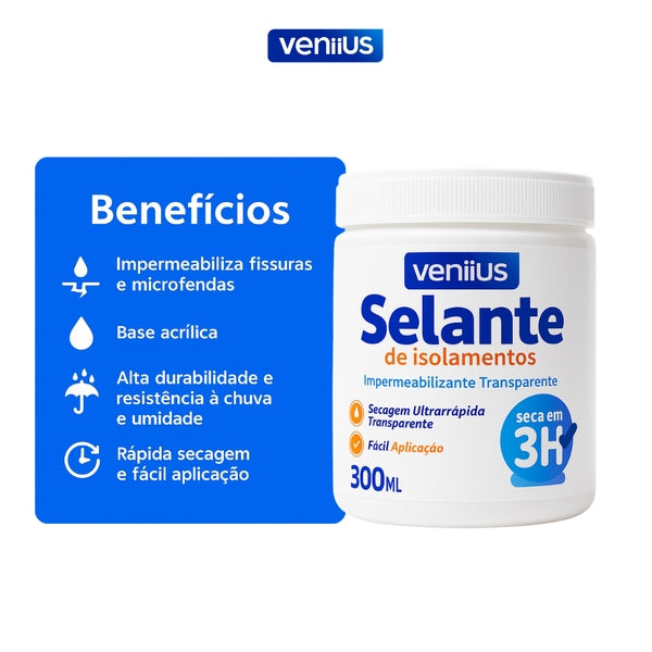Vedante Impermeável com Proteção Total contra Infiltrações e Vazamentos Ferrazi