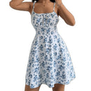 Vestido Feminino Curto Floral de Verão Ferrazi