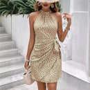 Vestido Feminino Curto Plissado Floral Ferrazi