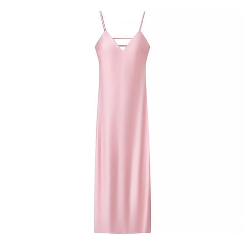 Vestido Feminino Elegante de Verão com Decote V Ferrazi