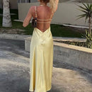 Vestido Feminino Elegante de Verão com Decote V Ferrazi