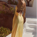 Vestido Feminino Elegante de Verão com Decote V Ferrazi