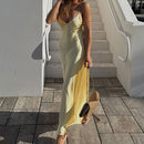 Vestido Feminino Elegante de Verão com Decote V Ferrazi