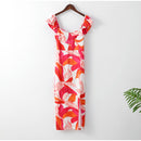 Vestido Feminino Estampado Vintage Ferrazi