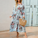 Vestido Feminino Longo Florido de Verão Ferrazi